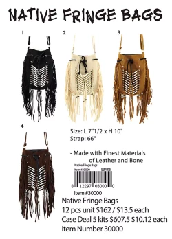 Native Fringe Bags